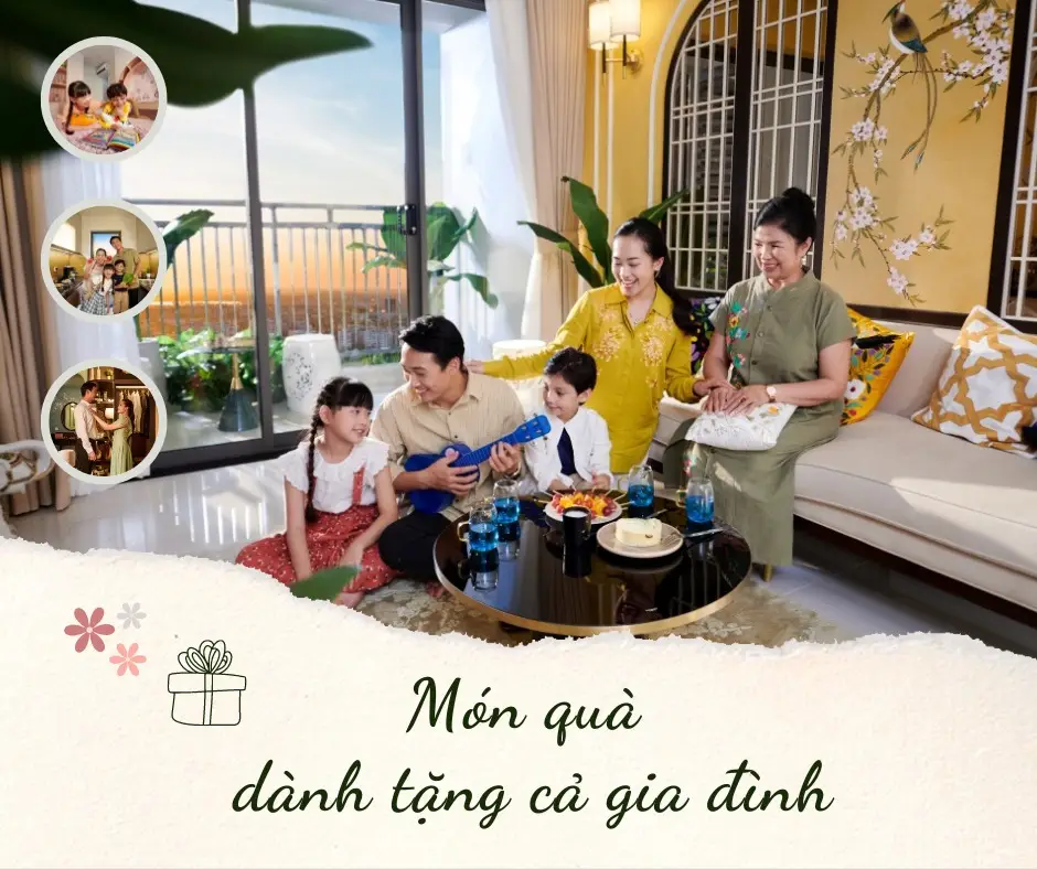 Quây quần bên gia đình tại Hanoi Melody Residences